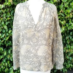 Vince silk shirt size small
